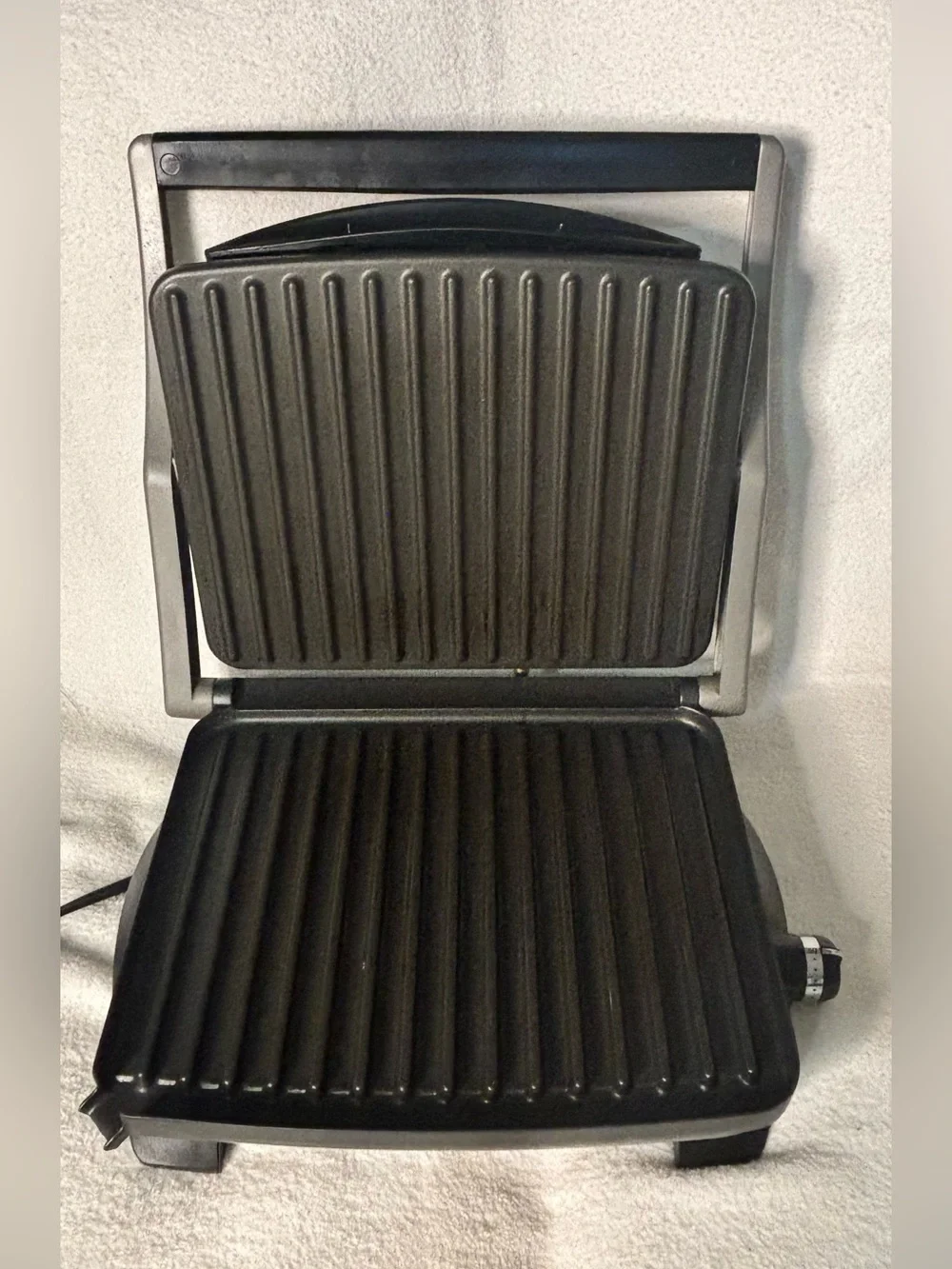 Cuisinart Stainless and Black Countertop Grill Press
